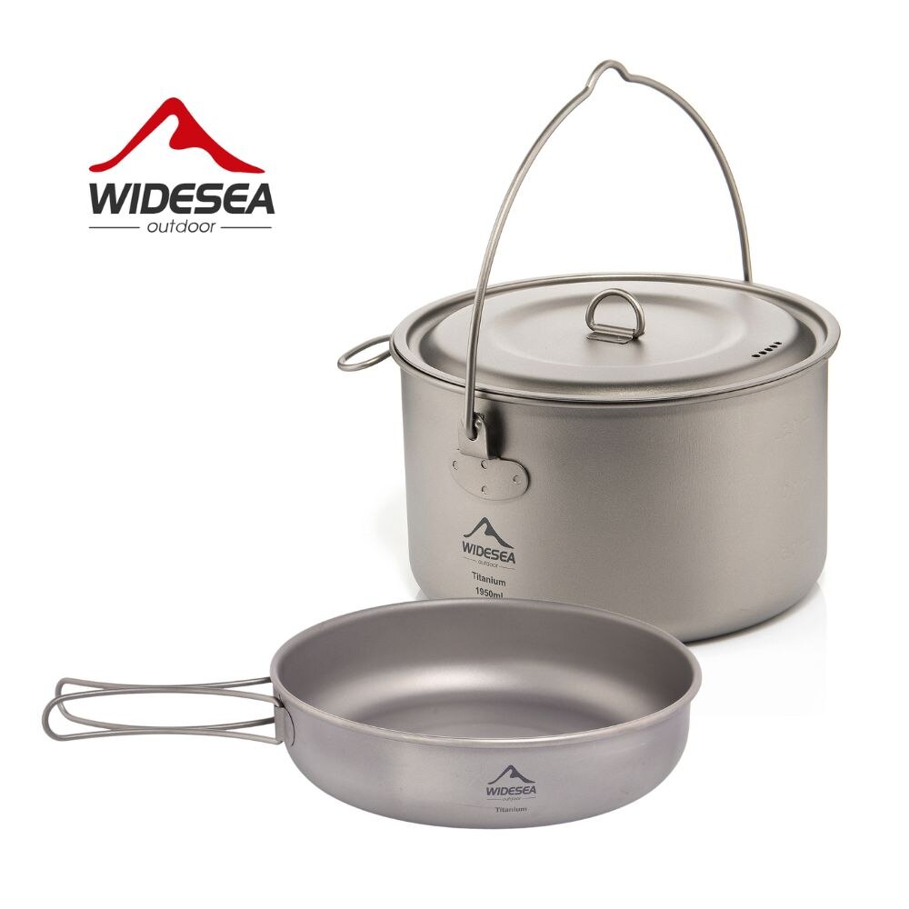 Kitchen Baking Pan Set - Wideea Camping Geschirr Titan Kochgeschirr Set