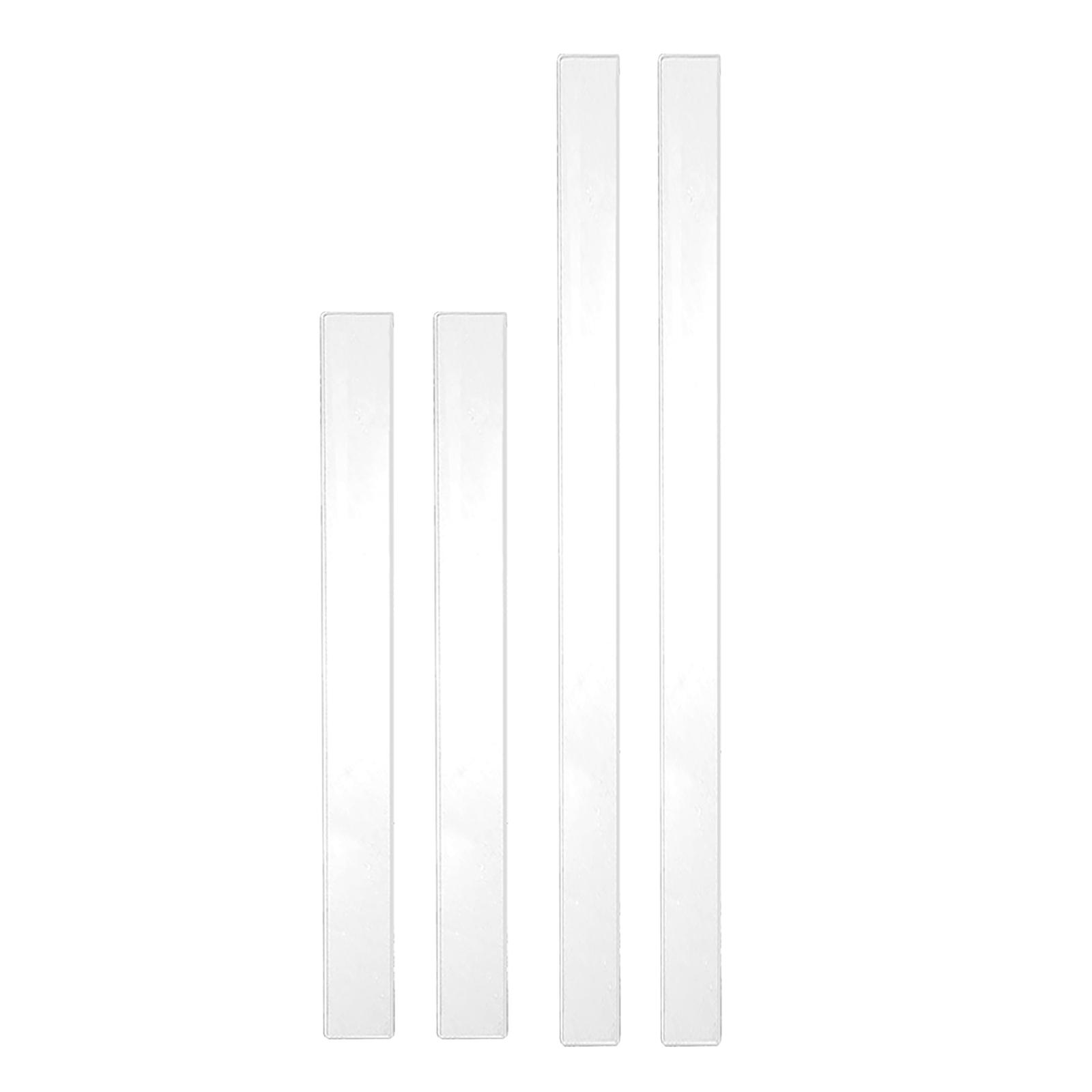 Kitchen Baking Must Haves - 2 Stück Teigrollenführungen, wiederverwendbar, lebensmittelecht, ein