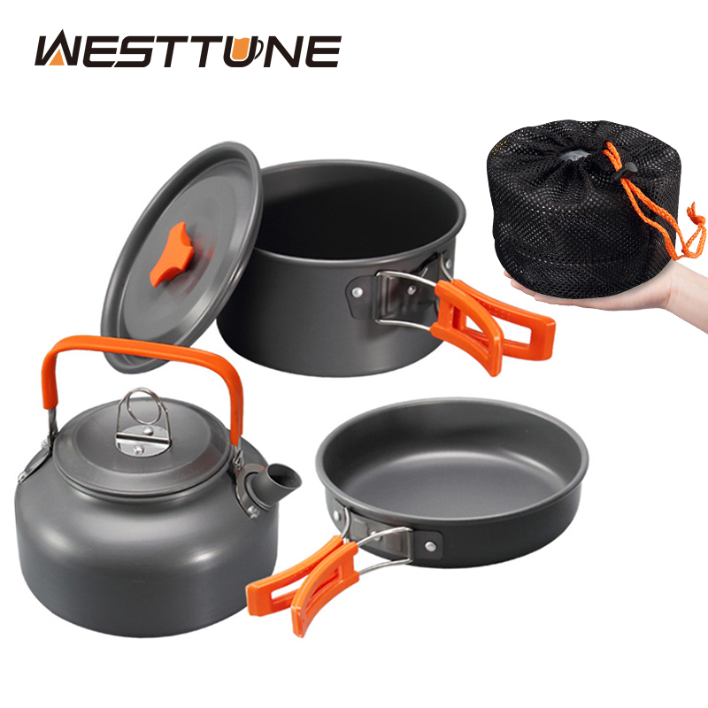 Kitchen Baking Pan Set - WESTTUNE Camping-Kochgeschirr-Set, Aluminium, für den Außenbereich,
