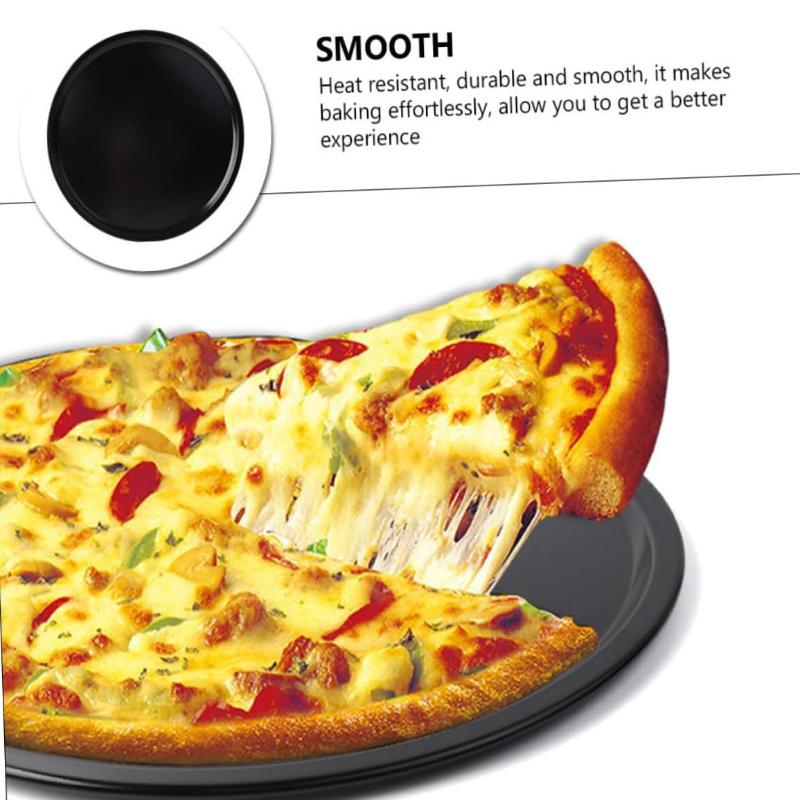 Kitchen Baking Tray - 10/11/12/14 zoll Pizza Backform Antihaft Carbon