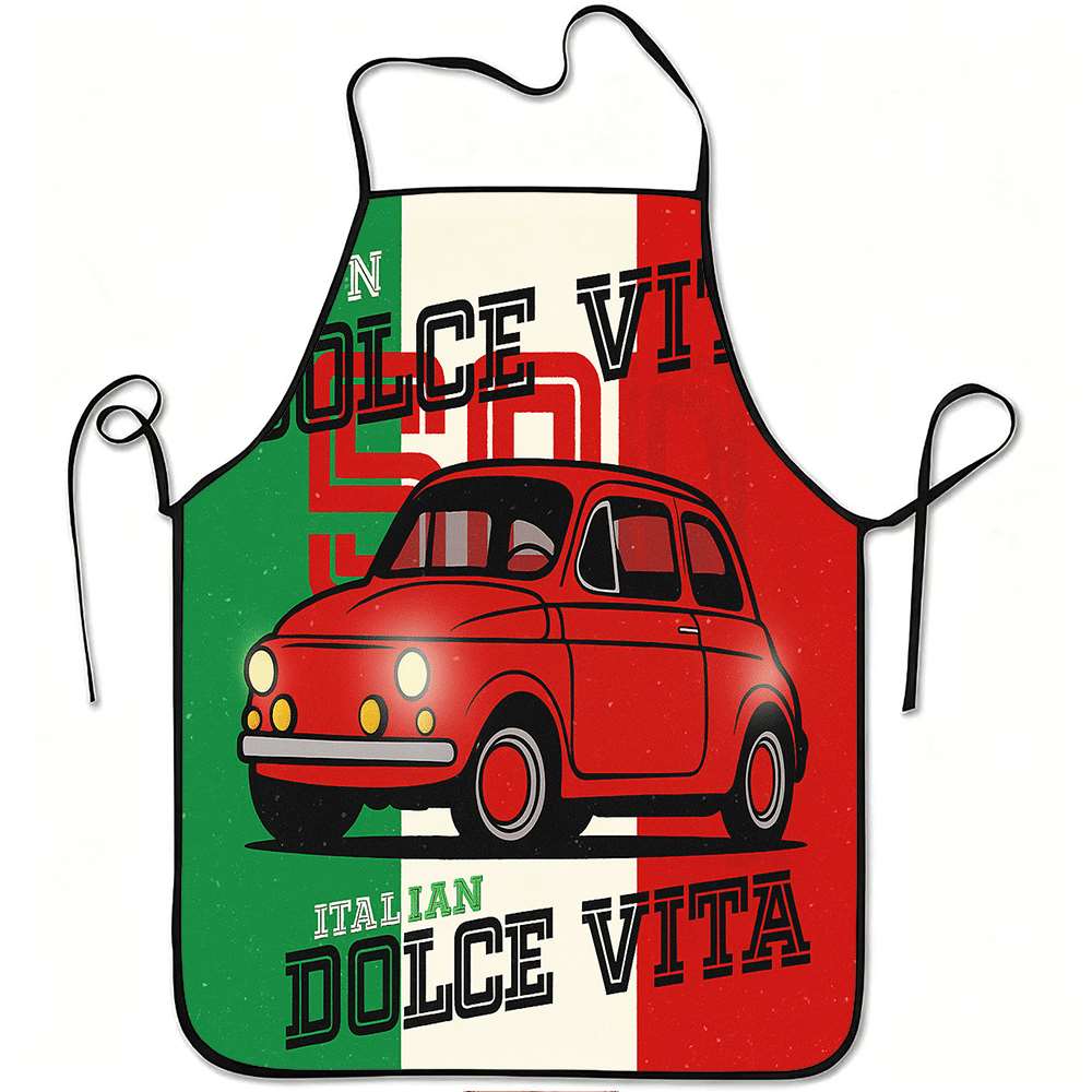 Kitchen Baking Area Ideas - 1 Stück lustige Schürze im italienischen