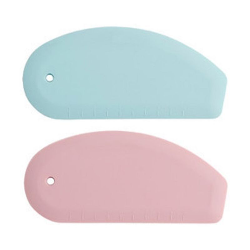 Dough Scraper Curved - ABAH-Silikon Schüsselschaber Flexibler Gebogener Rand Lebensmittelechter
