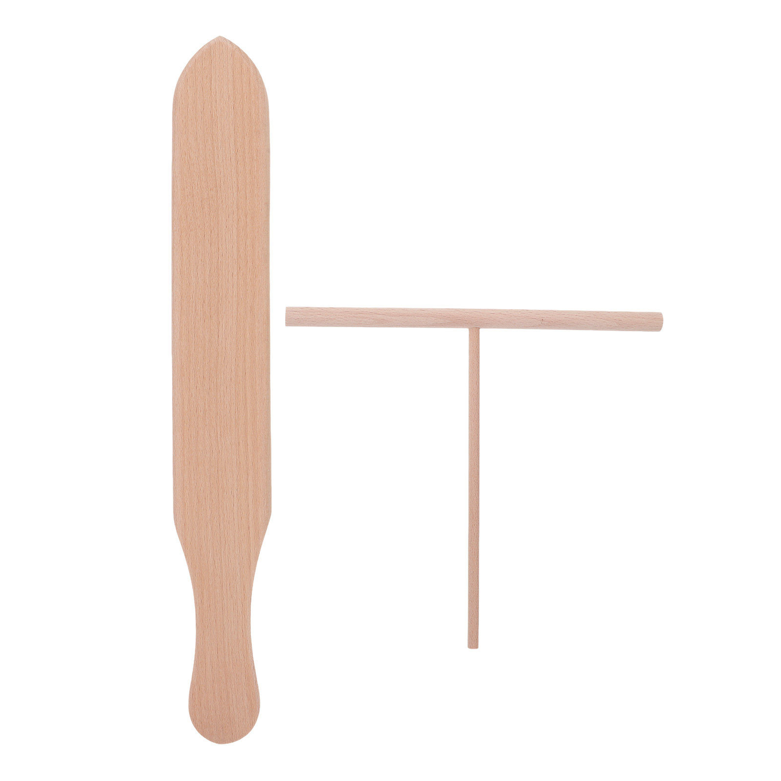 Kitchen Baking Area Ideas - 1 Set Holz-Crêpes-Verteiler-Kit, Crêpes-Spatel-Set, Küchenutensilien für