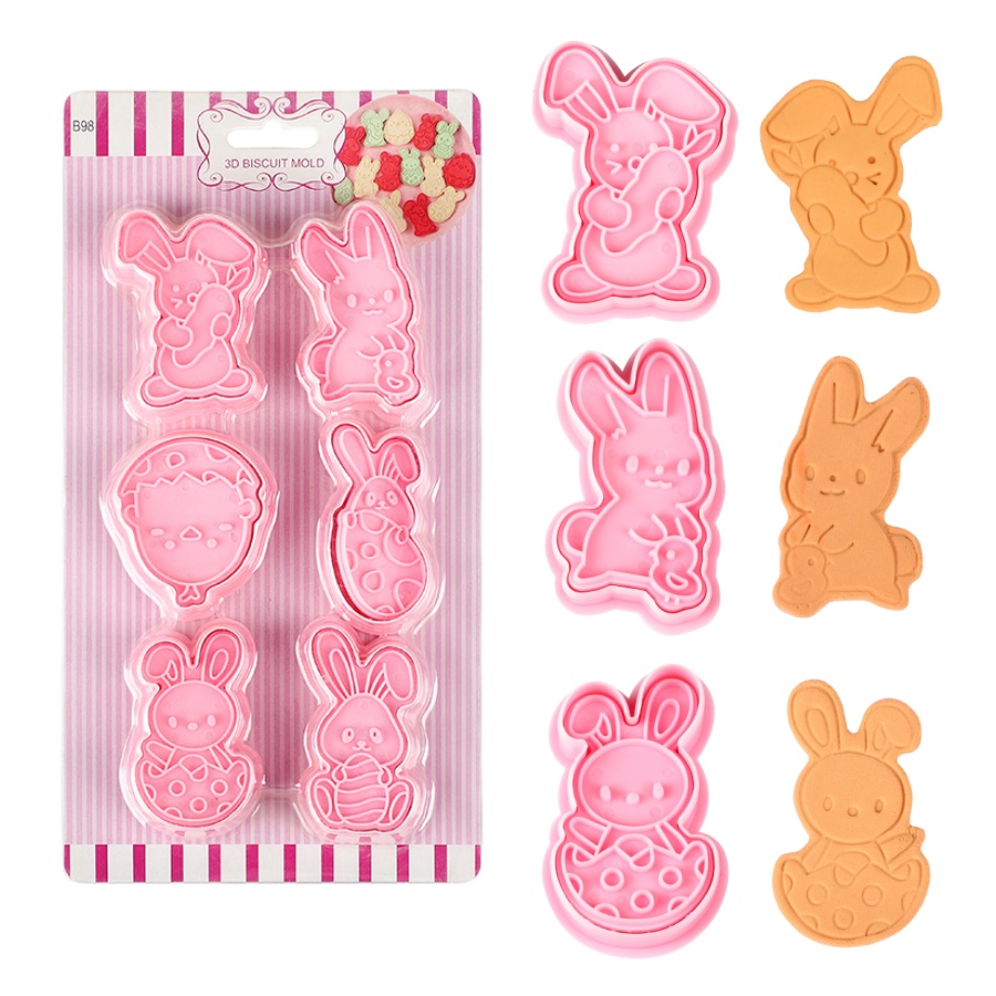 Kitchen Baking Decor - 6 teile/satz Ostern Bunny Cookie Schneider