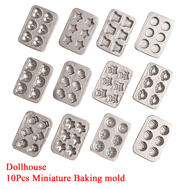 Kitchen Baking Decor - 10 stücke Puppenhaus Miniatur Mini Kuchen