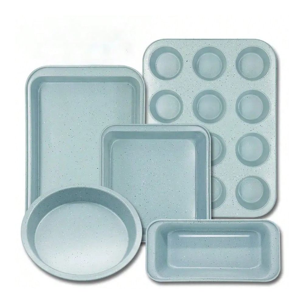 Kitchen Baking Pan Set - 10-teiliges Backformen-Set, antihaftbeschichtetes Küchenbackgeschirr, Kohlenstoffstahl, inklusive