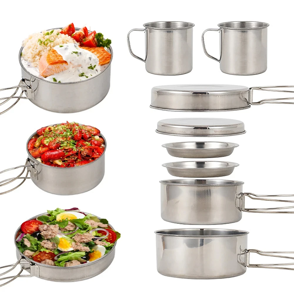 8 teile/satz Camping Kochgesch – Kitchen Baking Pan Set Bewertung und Preis