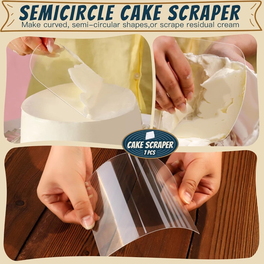 7-teiliges Küchenteig-Schaber- – Kitchen Baking Decor Bewertung und Preis