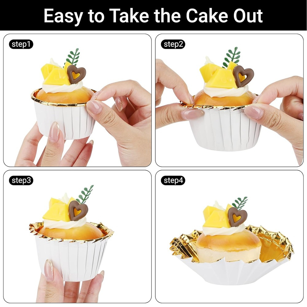 50 Stück Muffins Tasse Papier  – Kitchen Baking Products Bewertung und Preis
