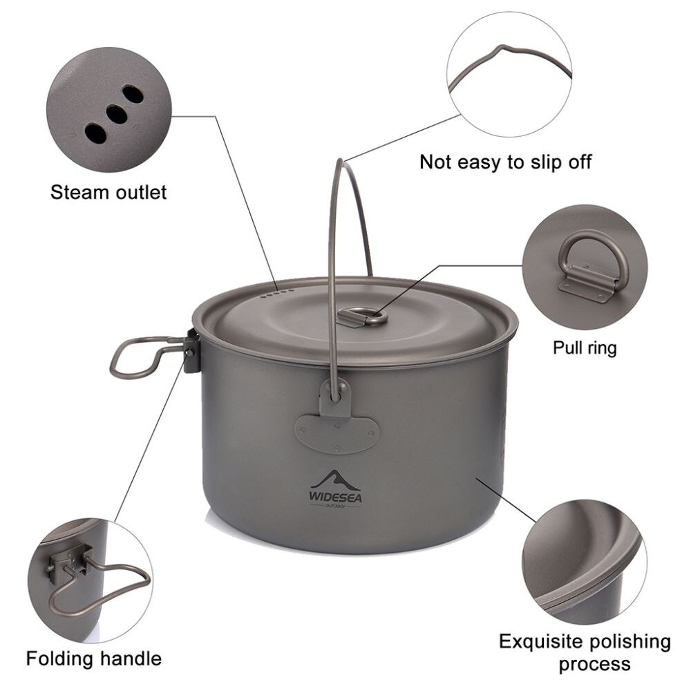 Wideea Camping Geschirr Titan  – Kitchen Baking Pan Set Bewertung und Preis