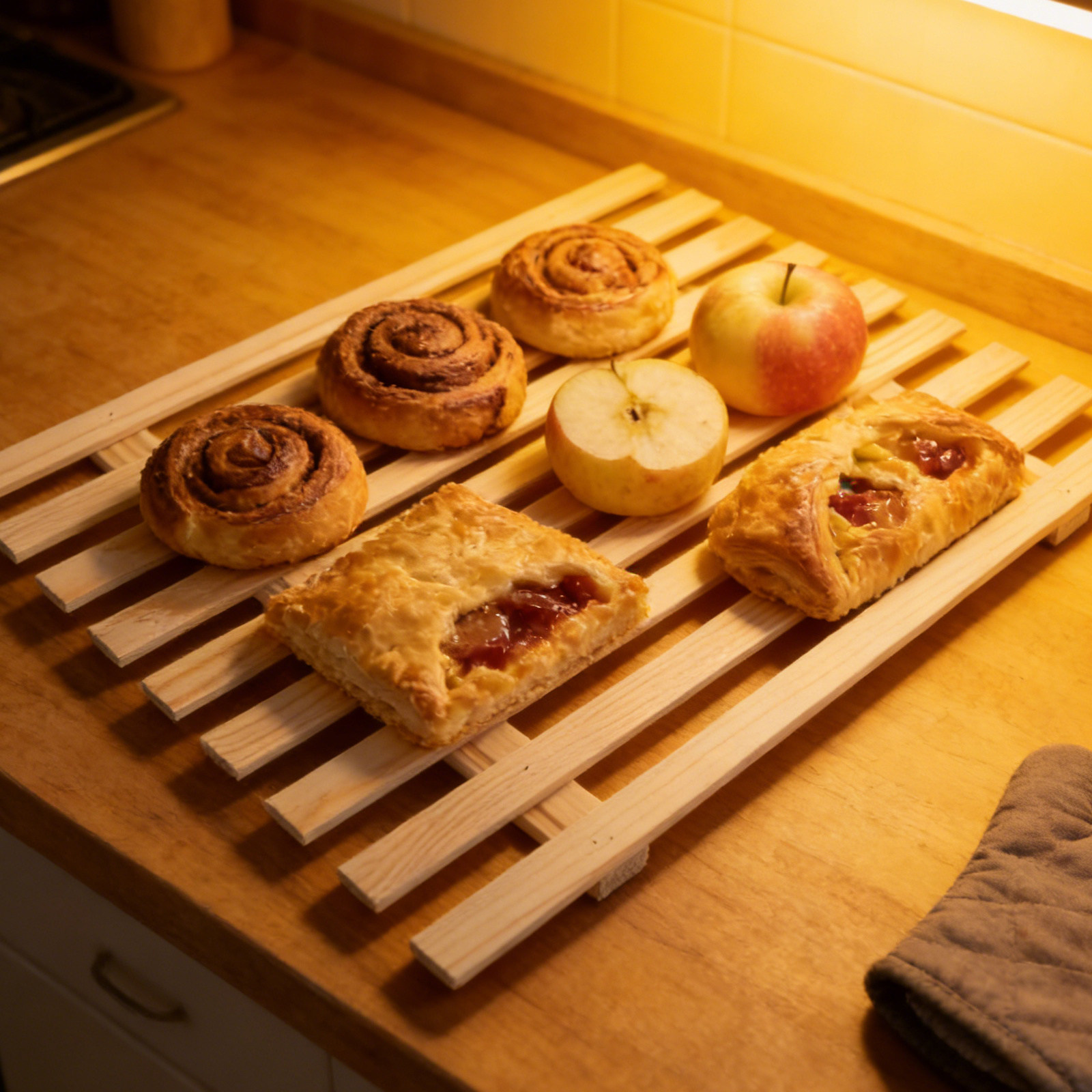 Brot-Holzkisten-Set mit 3 Stüc – Kitchen Baking Organization Bewertung und Preis