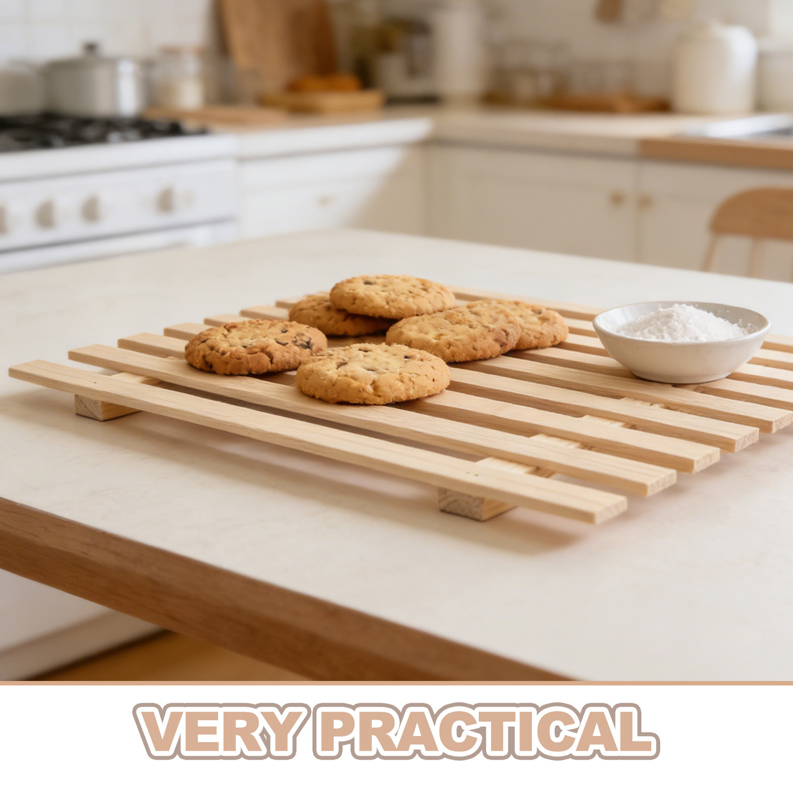 Brot-Holzkisten-Set mit 3 Stüc – Kitchen Baking Organization Bewertung und Preis