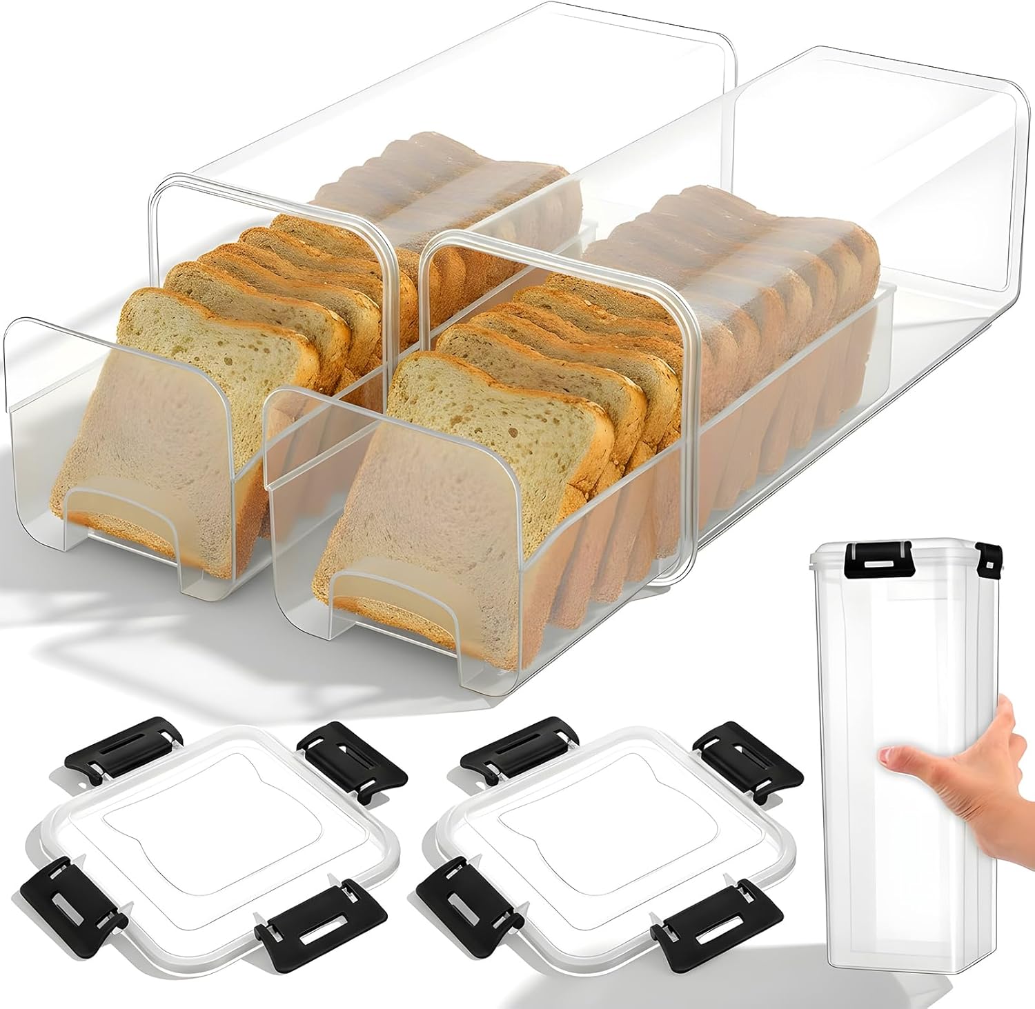 Brotbehälter mit Luftdichtem D – Kitchen Baking Tray Bewertung und Preis