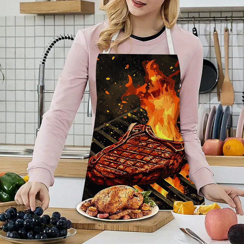 1 Stück BBQ-Steak-Schürze mit  – Kitchen Baking Area Ideas Bewertung und Preis