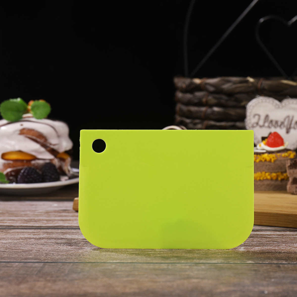 6 Stück Kunststoff-Teigschaber – Dough Scraper Curved Bewertung und Preis