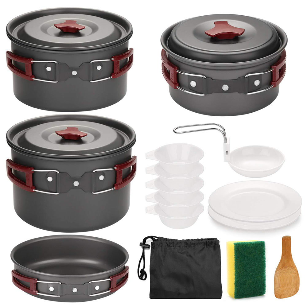 Outdoor-Camping-Kochgeschirr-S – Kitchen Baking Pan Set Bewertung und Preis