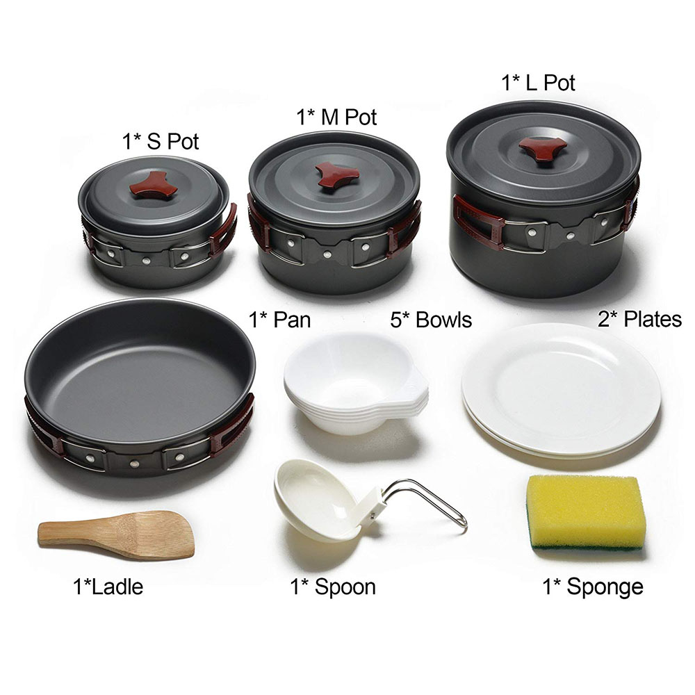 Outdoor-Camping-Kochgeschirr-S – Kitchen Baking Pan Set Bewertung und Preis