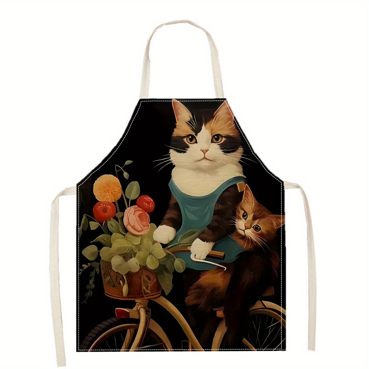 Leinen-Schürze mit Lustigem Ka – Kitchen Baking Area Ideas Bewertung und Preis