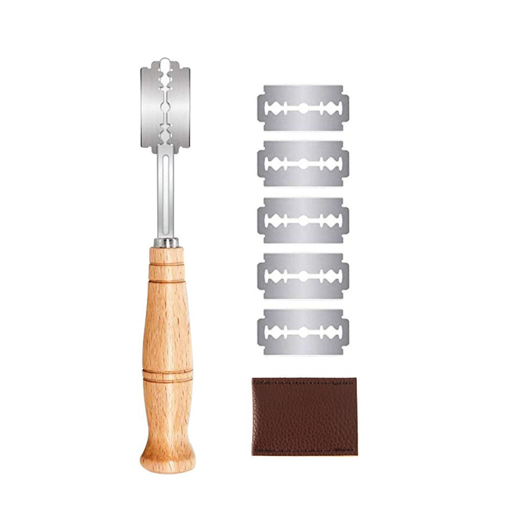 Kunststoff/Holz Brot Lame Werk – Dough Scraper Curved Bewertung und Preis