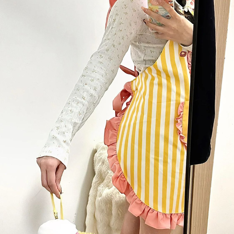 1pc niedlichen gestreiften Sch – Kitchen Baking Must Haves Bewertung und Preis