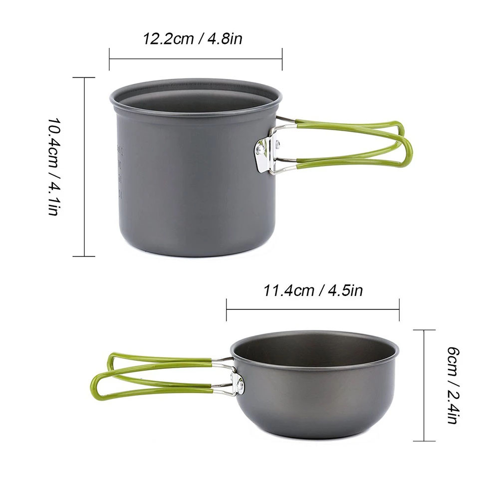 Camping-Kochgeschirr-Set mit H – Kitchen Baking Pan Set Bewertung und Preis