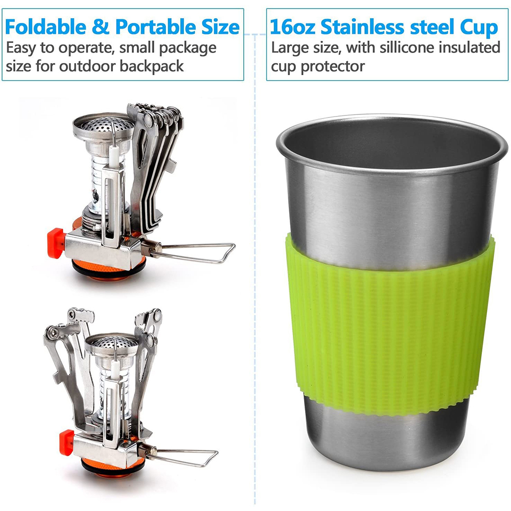 Camping-Kochgeschirr-Set mit H – Kitchen Baking Pan Set Bewertung und Preis