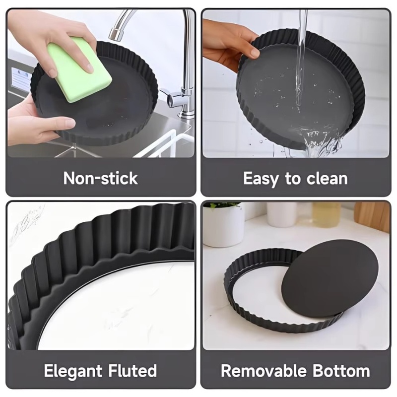 1 Stück Abnehmbare Geriffelte  – Kitchen Baking Products Bewertung und Preis